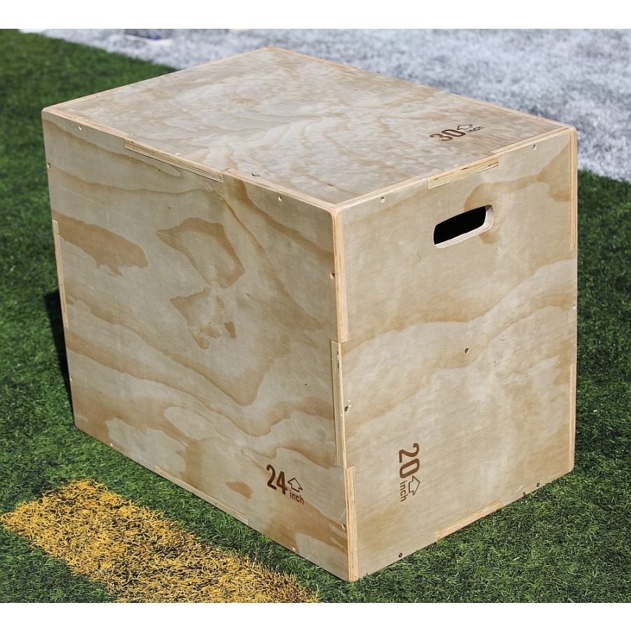 CFF 3-IN-1 Wood Plyo Box - 20"/24"/30"
