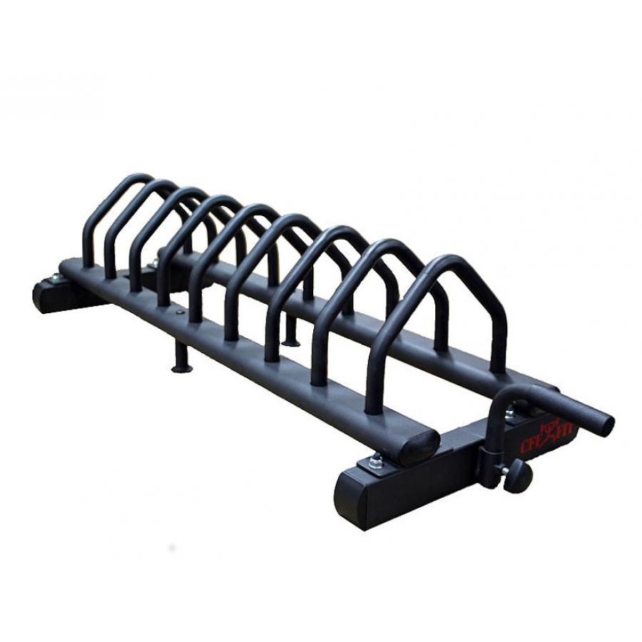 CFF Horizontal Olympic Bumper Plate Rack w/ wheels