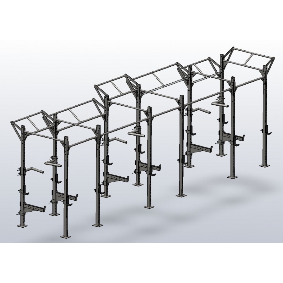 CFF WOD Series Pull Up Rig Wall Mounted