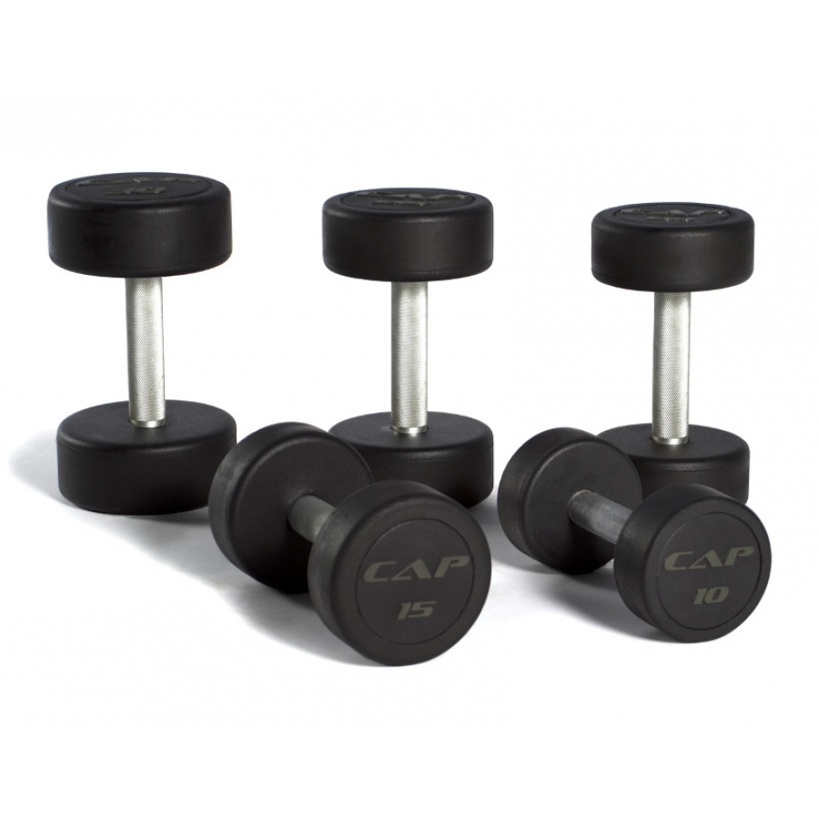 CAP SDRC Rubber Commercial Dumbbells