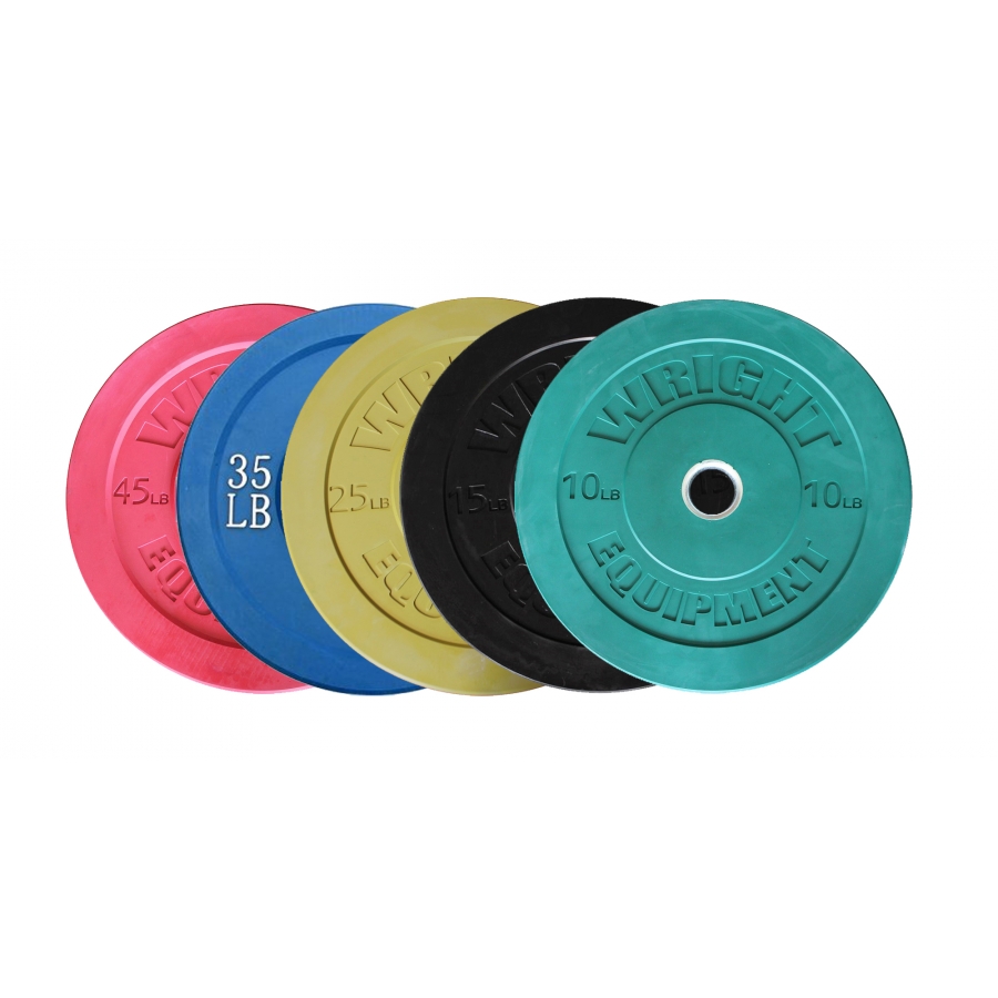 Wright Rubber Colored Solid Rubber Bumper Plates
